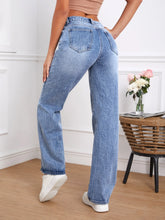 Tall Cat Whisker Straight Leg Jeans